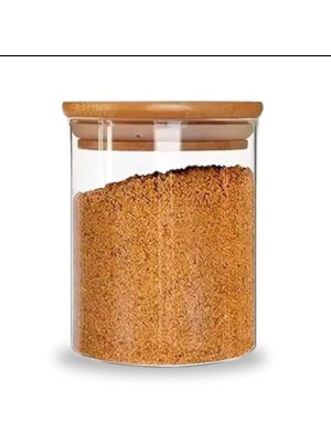 Pote Hermético de Vidro 250ml – Ideal p/ Temperos, Especiarias, Café e Grãos