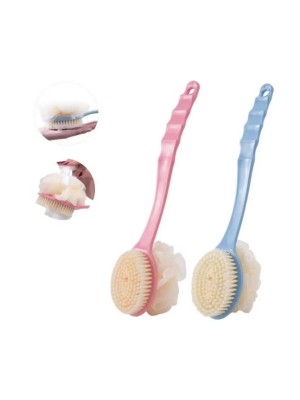 Escova de Banho 34,8x6,8cm – Cerdas em Nylon e Cabo em PP para Higiene Completa