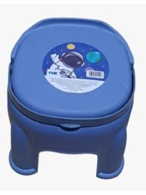 Banqueta Infantil com Alça Plástica 22x22x19,8cm Compacta Resistente e Segura para Crianças Uso em Casa Banheiro Quarto e Escola