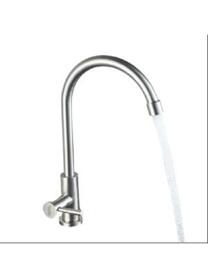 Torneira Inox Escovada para Cozinha de Mesa 30,5cm Startools - Durável e Moderna