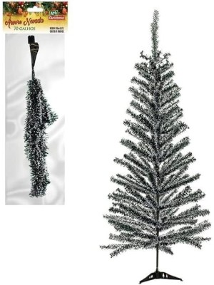 Árvore de Natal 1,2m Nevada Multiart com Base Desmontável – Efeito Neve para Decoração Natalina de Sala, Escritório e Loja