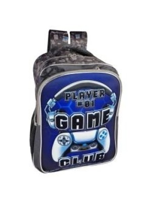 Mochila Infantil 3D Gamer Estampa Vídeo Game Player #01 – Modelo Espaçoso e Resistente