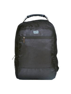 Mochila laptop c/ cabo de aço na alça, bolso frontal, compartimento acolchoado p/ notebook até 15.6”