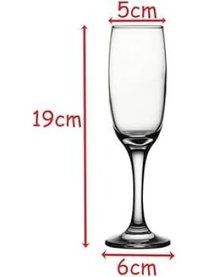 Taça Para Champanhe Lira 210ml em Vidro Transparente Elegante para Espumante e Prosecco G4U – Design Clássico e Sofisticado para Festas e Mesa Posta
