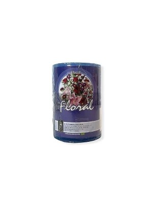 Vela Cilíndrica Perfumada Floral 125g 5x7cm – Aroma Suave, Decoração Charmosa e Longa Duração para Ambientes