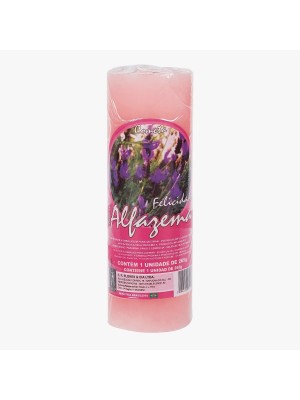Vela Votiva Cometa Perfumada Alfazema 265g – Aroma Floral Relaxante, Purificação Energética e Longa Duração