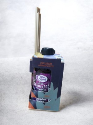 Difusor Aromatizante Orquídea Negra 250ml QCheirin com Varetas – Aroma Elegante, Intenso e Sofisticado para Ambientes Aconchegantes