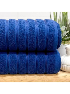 Toalha de Rosto Felpuda Comfort Azul 45x75cm Alta Absorção Toque Macio para Banheiro e Lavabo