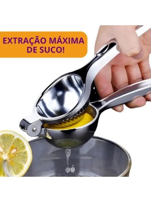 espremedor de limão, espremedor inox, espremedor de limão aço inox, espremedor manual, espremedor de frutas cítricas, espremedor profissional