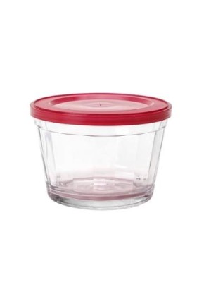 Tigela de Vidro Bowl 350ml – Tigela Transparente Resistente para Servir, Preparar e Armazenar Alimentos, Ideal para Sobremesas, Porções e Geladeira