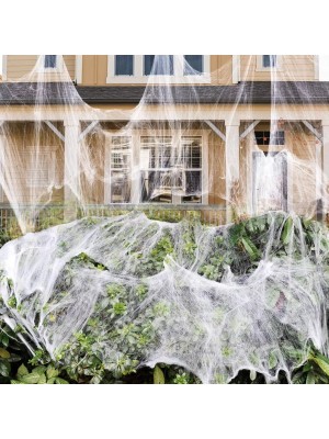 TEIA DE ARANHA HALLOWEEN BRANCA UN. ALIANCA