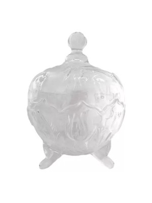 BOMBONIERE DE VIDRO 850ML UN.