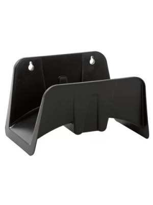 SUPORTE PLASTICO MANGUEIRA PRETO UN. PLASBOHN